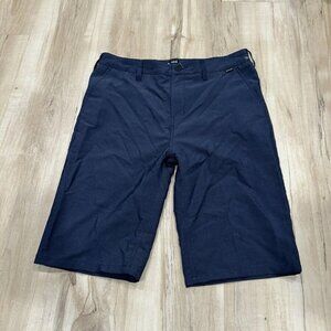 NEW Hurley Nike H20 Dri-Fit Stretch Chino Walk Shorts Boys Navy Blue Size 20 NWT